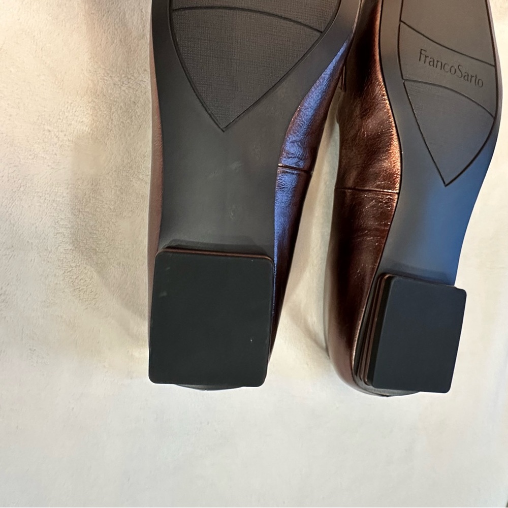 Franco Sarto Tiari Slip On loafer size 9 metallic - Picture 12 of 14